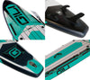 GILI Sports 11' Adventure Inflatable Paddle Board Teal Detailed Photos