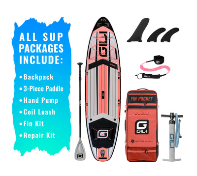 10'6 / 11'6 AIR Inflatable Stand Up Paddle Board Package