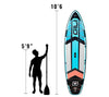 10'6 KOMODO Inflatable Stand Up Paddle Board Package