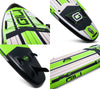 GILI Sports 10'6 AIR paddle board package detailed shots in Green