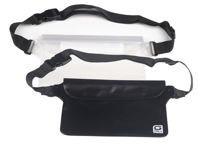 Clear and Black Waterpoof Pouch Fanny Pack