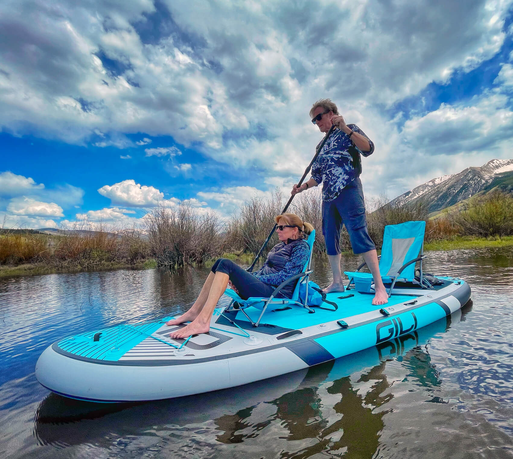 Inflatable paddleboard fashion